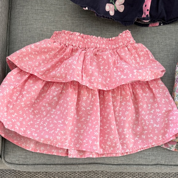 Bundle of skirts- Floral & Denim Kids Skorts - Picture 5 of 12